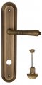 Дверная ручка на планке Fratelli Cattini "TOSCANA" WC-2 PL288-BY матовая бронза