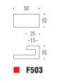 Ручка кнопка модерн COLOMBO DESIGN F503-CR полированный хром