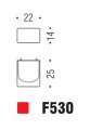 Ручка кнопка модерн COLOMBO DESIGN F530-CM матовый хром