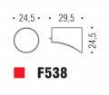 Ручка кнопка модерн COLOMBO DESIGN F538-CR полированный хром