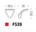 Ручка кнопка модерн COLOMBO DESIGN F539-CR полированный хром