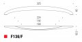 Ручка скоба модерн COLOMBO DESIGN F136F-CM матовый хром 160 мм